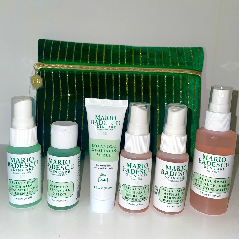 Mario Badescu Skincare Regimen and Clutch / Travel Case